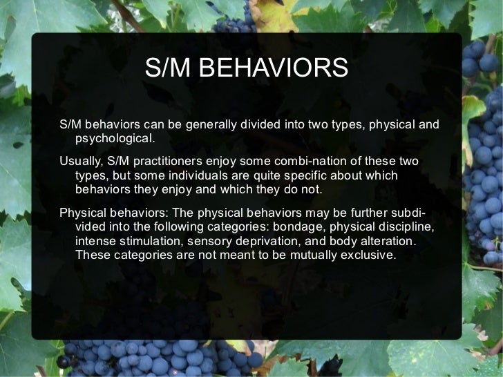 Psychology of bondage